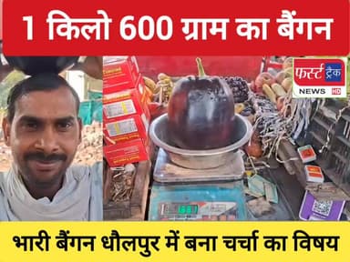 1 किलो 600 ग्राम का बैंगन धौलपुर में बना चर्चा का विषय।
#DholpurNews #RajasthanNews #BreakingNews #धौलपुर #बैंगन
First ...