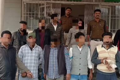 उदयपुरा: उदयपुरा विधानसभा: देवरी पुलिस को मिली सफलता, 9 फरार आरोपी पकड़े गए, न्यायालय में पेश