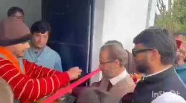 विकासनगर: विकास नगर विधायक मुन्ना सिंह चौहान ने स्प्रिंकल पंपिंग सिंचाई योजना का किया लोकार्पण