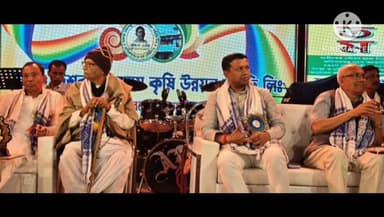 কাঁথি ১: মালঞ্চ দেশবন্ধু সমবায় কৃষি উন্নয়ন সমিতির শতবর্ষ উদযাপন অনুষ্ঠানে উপস্থিত কাঁথি পৌরসভার চেয়ারম্যান সুপ্রকাশ গিরি