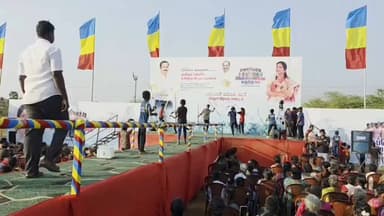 அணைக்கட்டு: பணத்தை கொடுத்து ஏமாற்றி வாக்குகளை வாங்கலாம் என நினைப்பவர்களுக்கு பெண்கள் தக்க பாடம் புகட்டுவார்கள் சௌமியா அணைக்கட்டில் பேச்சு