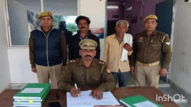 भोगांव: एलाऊ पुलिस ने फरार चल रहे दो वारंटी अभियुक्तों को किया गिरफ्तार