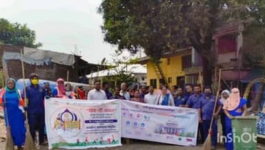 पनवेल: ‘हिंद-दी-चादर’ अंतर्गत 6 ठिकाणच्या सखोल स्वच्छता मोहीमांमध्ये स्वच्छताकर्मींसह अनेकांचा सहभाग