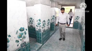 బెల్లంపల్లి: బెల్లంపల్లి కేజీబీవీలో నూతనంగా నిర్వహిస్తున్న భవన నిర్మాణ పనులను పరిశీలించిన కలెక్టర్ కుమార దీపక్