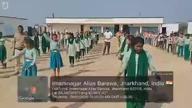 हैदरनगर: पीएम श्री स्तरोन्नत उच्च विद्यालय पतरिया में योग, खेल व कराटे का प्रशिक्षण