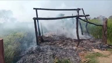 किरावली: सामरा में आग से हुआ हजारों का नुकसान