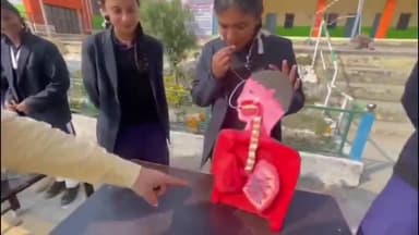 बंगाणा: थानाकलां स्कूल में विद्यार्थियों ने बनाए विभिन्न विज्ञान के मॉडल