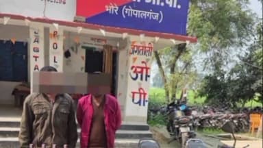 भोरे: भोपतपुरा स्याही नदी के पास वाहन जांच में 25 लीटर विदेशी शराब, दो बाइक जब्त, दो तस्कर गिरफ्तार