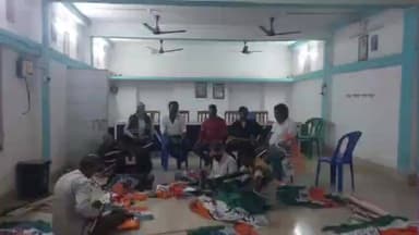 বিনপুর ১: লালগড় এ তৃনমূলের কর্মীসভার প্রস্তুতি তুঙ্গে