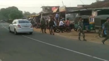 ठेठईटांगर: निकाय चुनाव को लेकर सुरक्षा की चाक-चौबंद व्यवस्था