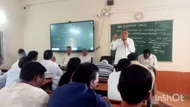 వికారాబాద్: ఇంటర్ పరీక్షల నిర్వహణపై చీప్ సూపర్డెంట్ డిపార్ట్మెంటల్ ఆఫీసర్లకు అవగాహన కార్యక్రమం
