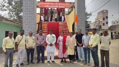 खकनार: खकनार, सारोला सहित आसपास के गांवों में छत्रपति शिवाजी महाराज की जयंती धूमधाम से मनाई गई