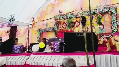 रैपुरा: श्रीमद्भागवत कथा सप्ताह ज्ञानयज्ञ में आज श्रीकृष्ण जन्मोत्सव मनाया गया