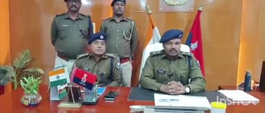 बेनीपट्टी: बेनीपट्टी पुलिस ने बसेठ से यूपी के तीन बदमाशों को अवैध हथियारों के साथ गिरफ्तार कर जेल भेजा