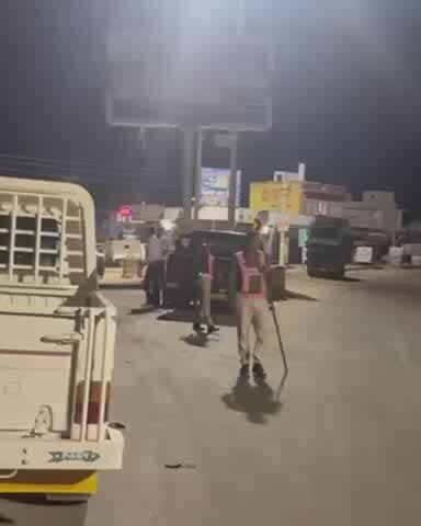 जायल: जायल पुलिस ने थाने के सामने नाकाबंदी कर यातायात नियमों का उल्लंघन करने वालों के खिलाफ की कार्रवाई