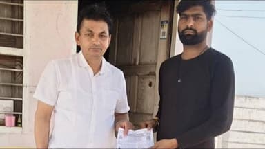 रेवाड़ी: नंदू गौशाला, धारूहेड़ा में समाजसेवी ने किया आर्थिक सहयोग