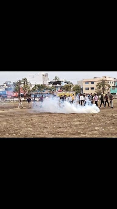 महिदपुर में पुलिस प्रशासन हाय हाय