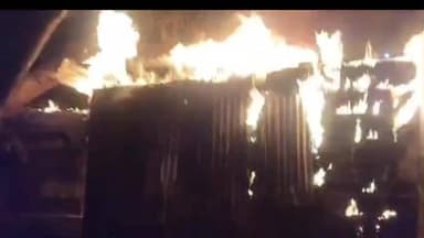 किस्को: किस्को मुख्य चौक में आग, सिलाई दुकान सहित खाद-बीज दुकान को भारी नुकसान