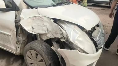 जौरा: एमएस रोड पर तिकोनिया पार्क के पास तेज रफ्तार ट्रक ने अर्टिगा कार को मारी टक्कर, कार क्षतिग्रस्त, सवार बाल-बाल बचे