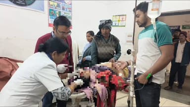 भरथना: लखना हाईस्कूल परीक्षा देने जा रहे बाइक सवार की टक्कर से पूर्व प्रधान गंभीर घायल, परीक्षार्थी भी जख्मी