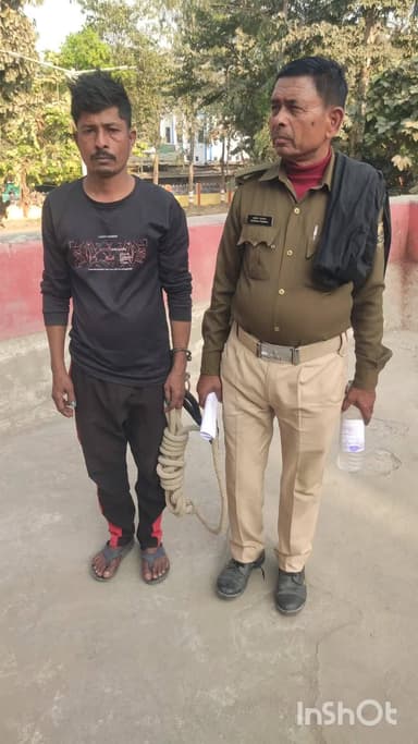 मुरलीगंज: पुरैनी पुलिस ने औराई गांव से शराब के नशे में पिंटू कुमार को गिरफ्तार कर न्यायालय में पेश किया