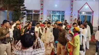 नांगल चौधरी: नांगल चौधरी की MLA मंजू चौधरी बेटे के संगीत में 'लांबा-लांबा घूंघट' गाने पर नाचीं, वीडियो वायरल