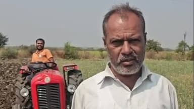 बार्शी: उमबर्गे येथील शेतकऱ्यांनी कांदा पिकावर फिरवला ट्रॅक्टर