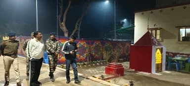 DIG चन्दन कुमार कुशवाहा और SP अमित रंजन का सोनबरसा बोर्डर पर आधी रात को निरीक्षण। दिया हाई अलर्ट Security का आदेश , इन्...