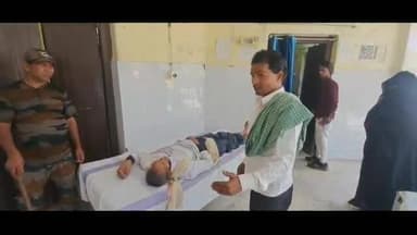 कुमारखंड: बिशनपुर बाजार पंचायत भवन के पास अज्ञात ट्रक की चपेट में आने से एक बुजुर्ग घायल