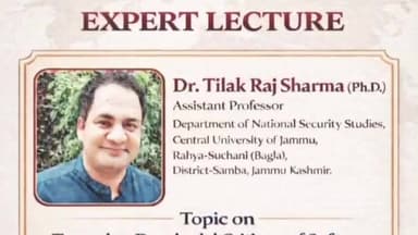 આણંદ: NAM થી સિનેમા સુધી: ભારતની સોફ્ટ પાવર વ્યૂહરચના પર એસ.પી. યુનિવર્સિટીમાં નિષ્ણાત વ્યાખ્યાન યોજાયું