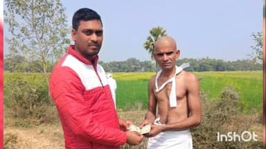 गुरारू: करमडीह गांव में गरीब परिवार को मिली कबीर अंत्येष्टि योजना की सहायता राशि