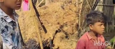 मधवापुर: पीहवारा पंचायत के सबरौली गांव में आग लगने से ₹5 लाख की संपत्ति जलकर राख