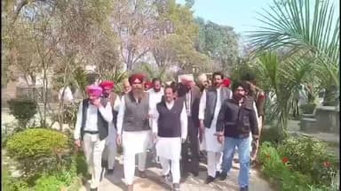 ਮਾਨਸਾ: ਭਾਰਤ ਅਮਰੀਕਾ ਟ੍ਰੇਡ ਦੀ ਵਿਰੋਧ ਵਿੱਚ ਕਾਂਗਰਸ ਨੇ ਕੀਤਾ ਵਿਰੋਧ ਪ੍ਰਦਰਸ਼ਨ ਦਿੱਤਾ ਮੰਗ ਪੱਤਰ