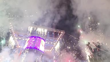 सातारा: साताऱ्यात गुरुवारी रात्री उशिरा शिवजयंती निमित्त शिवतीर्थावर आतिषबाजी करण्यात आली