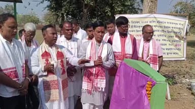 ছয়গাঁও: ছয়গাঁৱৰ ঠাকুৰপাৰাত স্মখানৰ শুভ উদ্বোধন