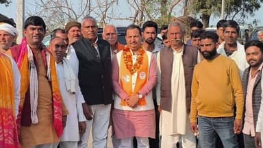 खैर: आठ माह बाद पैतृक गांव पहुंचे भाजपा अंडमान-निकोबार प्रदेश अध्यक्ष अनिल तिवारी, हुआ भव्य स्वागत