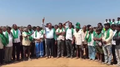 ಕುಣಿಗಲ್: ಕೆರೆಯ ಮಣ್ಣು ತೆಗೆಯಲು ಬಿಡುವುದಿಲ್ಲ ರೈತರಿಂದ ಹೋರಾಟ