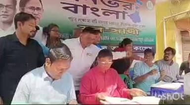 বালি-জগাছা: বালি ঘোষপাড়া এলাকায় যুব সাথী সহায়তা ক্যাম্পে উপস্থিত ডোমজুড় বিধায়ক