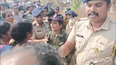 परभणीत आमच्या जमिनी घेण्यापेक्षा आम्हाला गोळ्या घाला; सहजपूर जवळा येथे शक्तीपीठ विरुद्ध भडकले आंदोलन