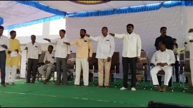 శ్రీ లక్ష్మీనరసింహస్వామి ఆలయ చైర్మన్ ప్రమాణ స్వీకారం..