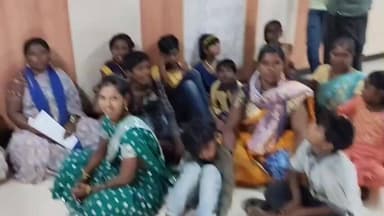 सातारा: सातारा तहसील कार्यालयासमोर पारधी समाजाचे ठिय्या आंदोलन; घरकुल व मूलभूत सुविधांची मागणी