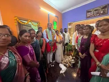 జడ్చర్ల: కొత్తూరులో ఇందిరమ్మ ఇళ్లను ప్రారంభించిన ఎమ్మెల్యే జనంపల్లి అనిరుధ్ రెడ్డి