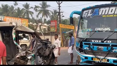 കോഴിക്കോട്: കോഴിക്കോട് കുന്നമംഗലം പടനിലത്ത് ബസ്സും പിക്കപ്പ് വാനും കൂട്ടിയിടിച്ച് ഒരാൾ മരിച്ചു