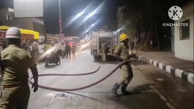 ಹುಬ್ಬಳ್ಳಿ ನಗರ: ಹುಬ್ಬಳ್ಳಿಯಲ್ಲಿ ಬೈಕ್ ಗ್ಯಾರೇಜ್ ನಲ್ಲಿ ಶಾರ್ಟ್ ಸರ್ಕ್ಯೂಟ್ ನಿಂದ ಬೆಂಕಿ, ತಪ್ಪಿದ ಅನಾಹುತ