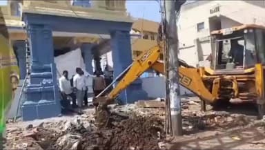 నర్సీపట్నం మున్సిపాలిటీ నూకాంబిక నూతన గుడి నిర్మాణ పనులు వేగవంతం