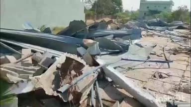 చిగురుమామిడి: ఓ ప్రార్థన మందిరాన్ని దుండగులు కూల్చివేశారని ఓ వర్గం ఆందోళన తమకు న్యాయం చేయాలని డిమాండ్