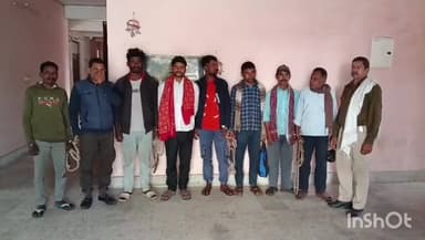 लखीसराय: उत्पाद विभाग की टीम ने एक शराब कारोबारी और सात शराबियों को किया गिरफ्तार