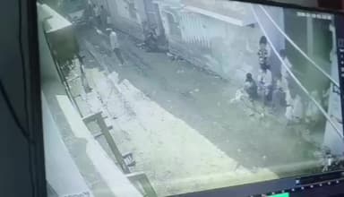 नगर: गांव नियामतपुर में गुरुवार को हुए डीजे बारात हादसे का सीसीटीवी वीडियो हुआ वायरल, घायलों का इलाज जारी