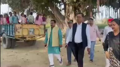 तिलहर: जिलाधिकारी ने नगर पंचायत कांट क्षेत्र में विभिन्न परियोजनाओं का निरीक्षण किया, कान्हा गौशाला और MRF सेंटर का अवलोकन