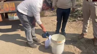 सोलन: नालागढ़ में प्रदूषण का बड़ा मामला, किंगवीन कंपनी के बाहर जहरीला केमिकल युक्त पानी से भरा टैंकर पकड़ा गया
